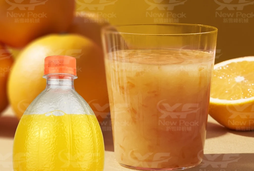 pet juice with pulpfilling line